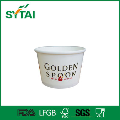China tazas de papel disponibles de las tazas/yogur del helado del papel de 12oz 16oz proveedor